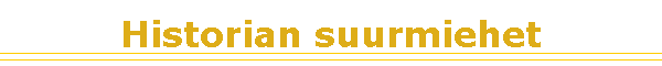 Historian suurmiehet