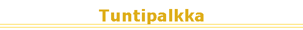 Tuntipalkka