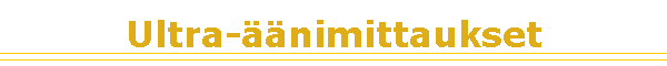 Ultra-nimittaukset