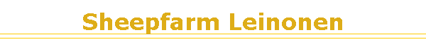 Sheepfarm Leinonen